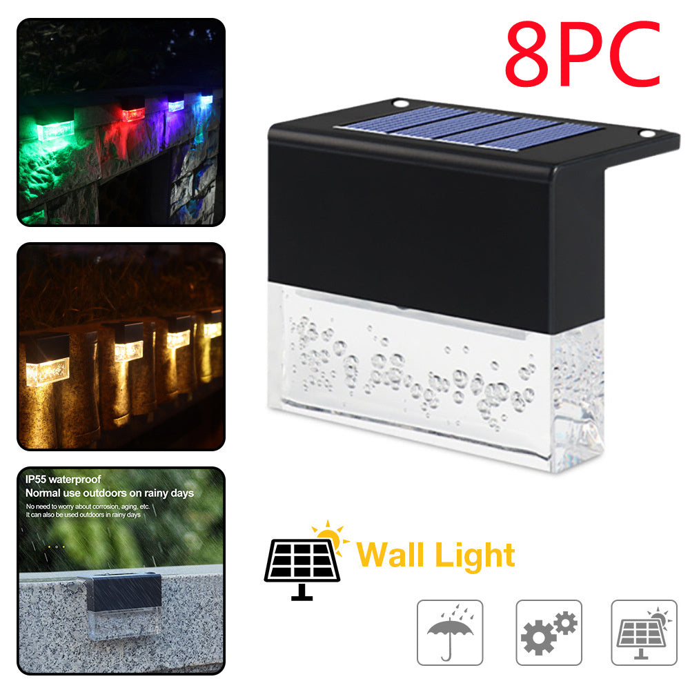 RGB Solar Step Lights Outdoor front view