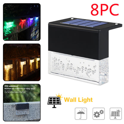 RGB Solar Step Lights Outdoor front view