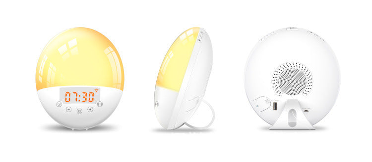 Smart Wake-Up Alarm Clock Light front view