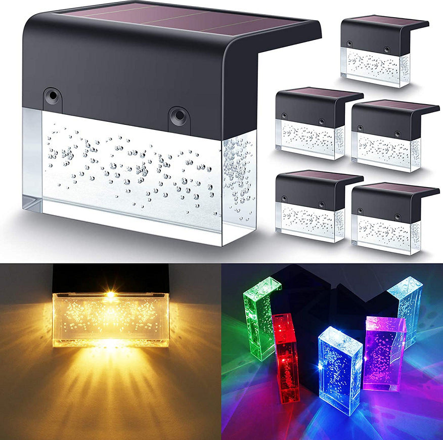 RGB Solar Step Lights Outdoor front view