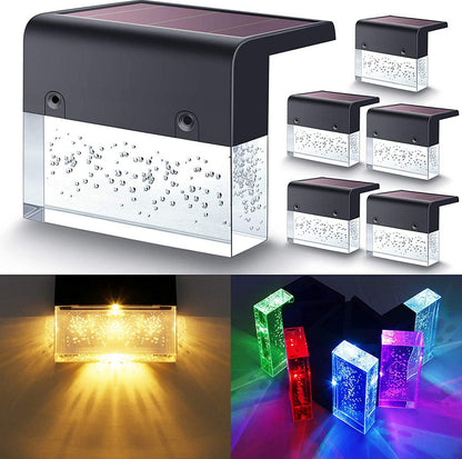 RGB Solar Step Lights Outdoor front view