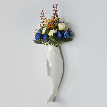 Ceramic Goldfish Wall Vase 