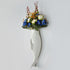 Ceramic Goldfish Wall Vase 