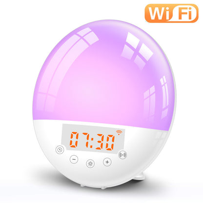 Smart Wake-Up Alarm Clock Light front view