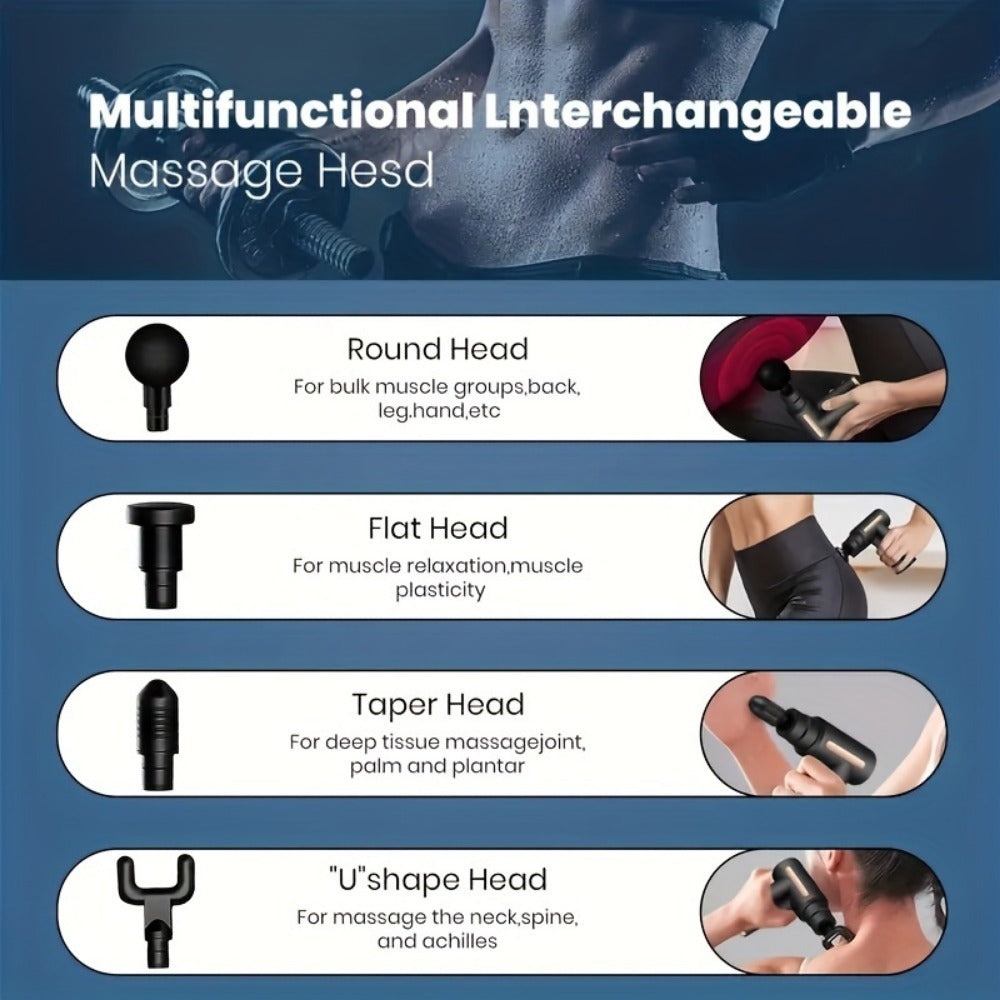 Mini Massage Gun – Portable Muscle Massager