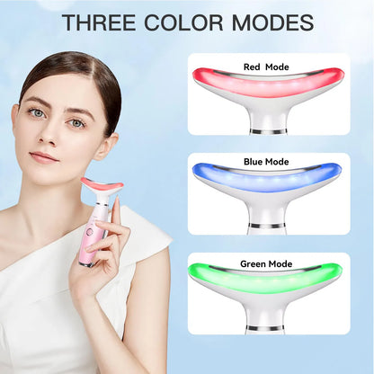 3-In-1 Facial &amp; Neck Massager – Portable Beauty Care Device