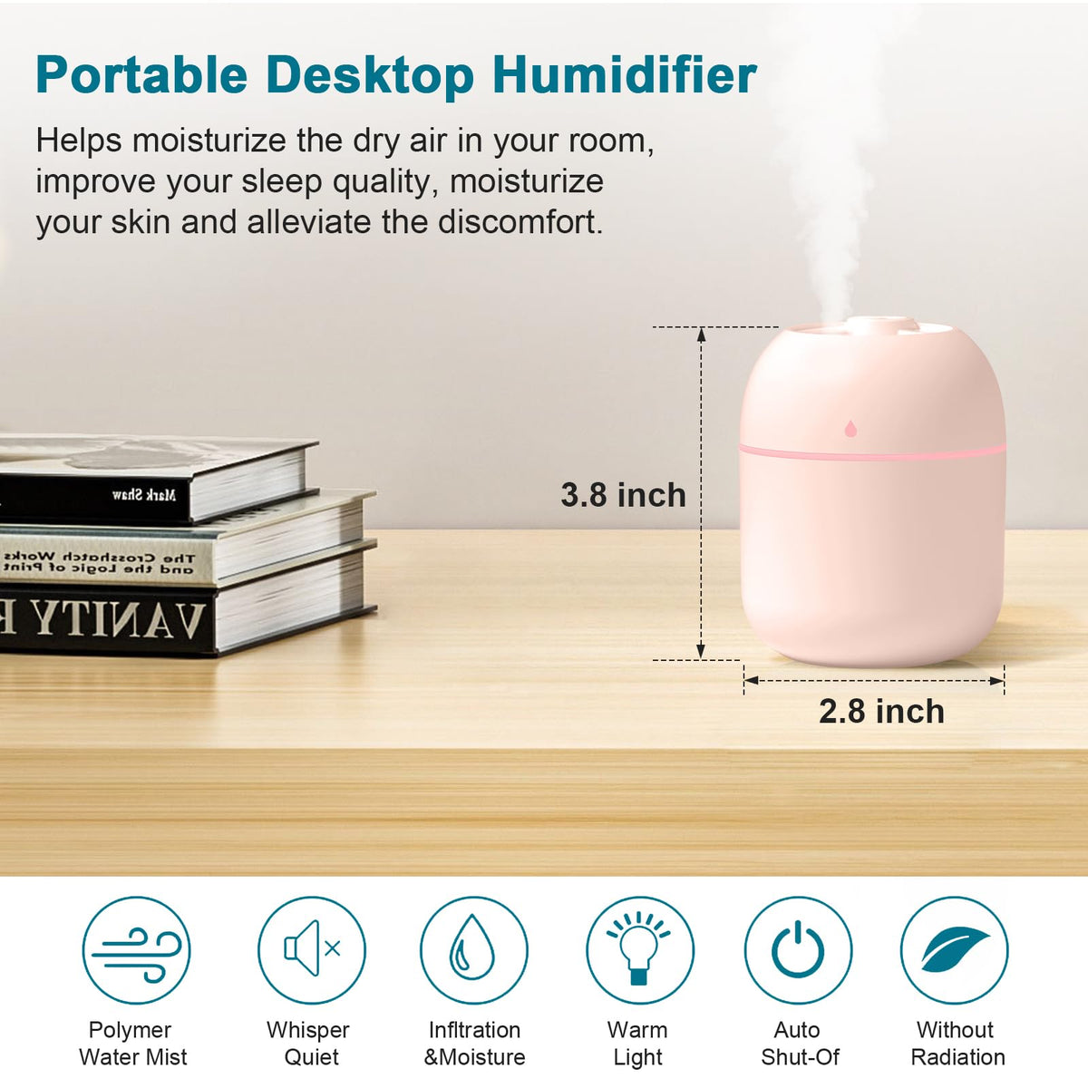 Portable Mini Humidifier Device