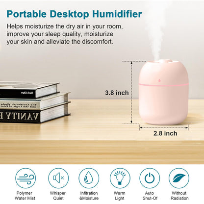 Portable Mini Humidifier Device