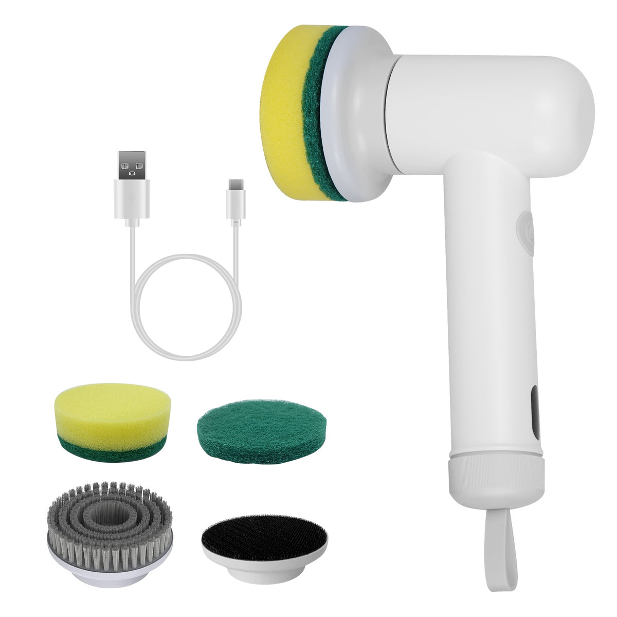 Cordless Spin Cleaning Brush – Rechargeable Power Scrubber