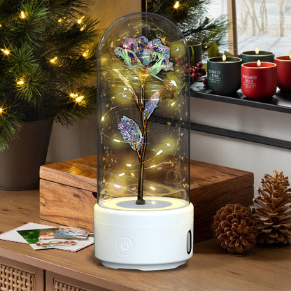 Bluetooth LED Rose Speaker Lamp