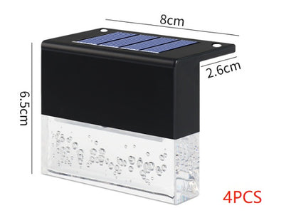 RGB Solar Step Lights Outdoor front view