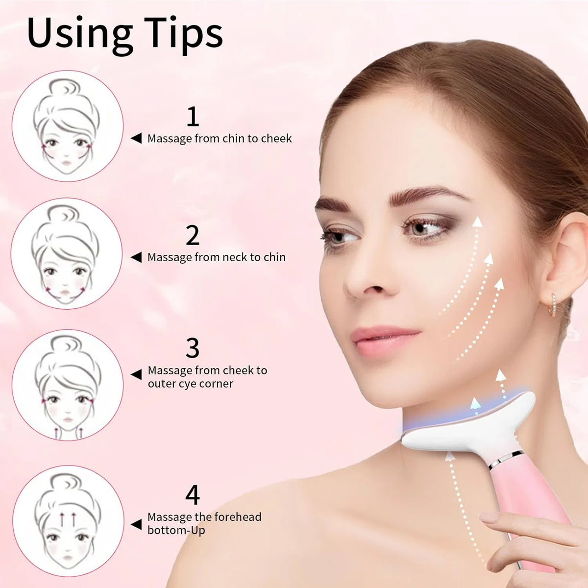 3-In-1 Facial &amp; Neck Massager – Portable Beauty Care Device